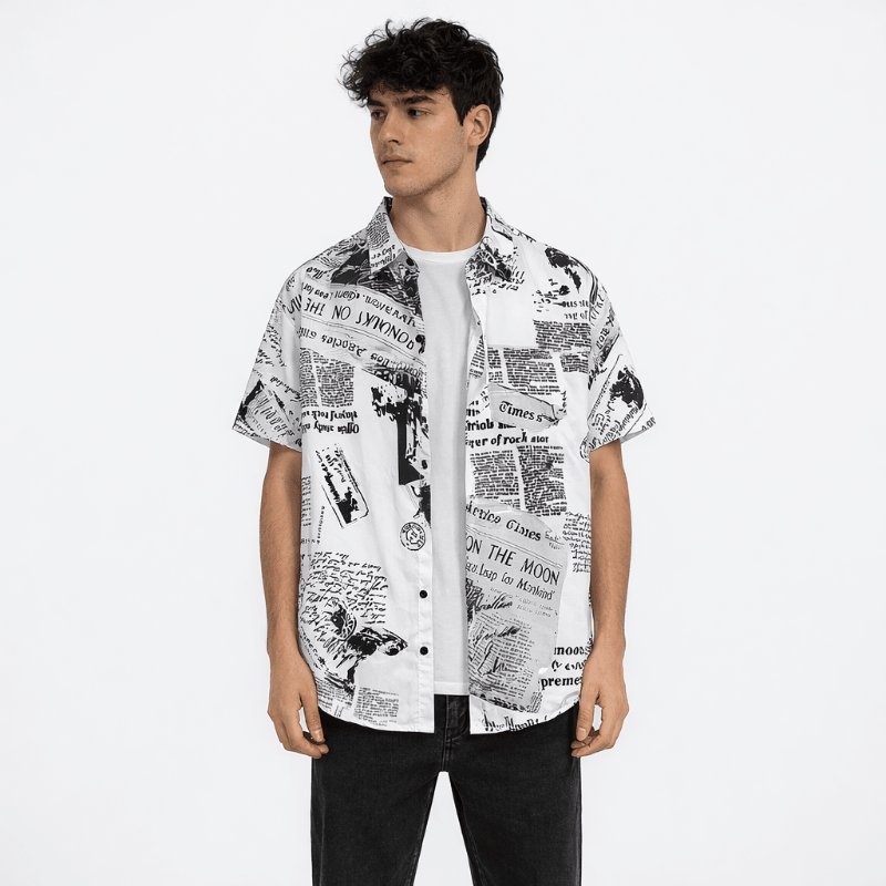 Camisa Casual Masculina Vizencci Bredd