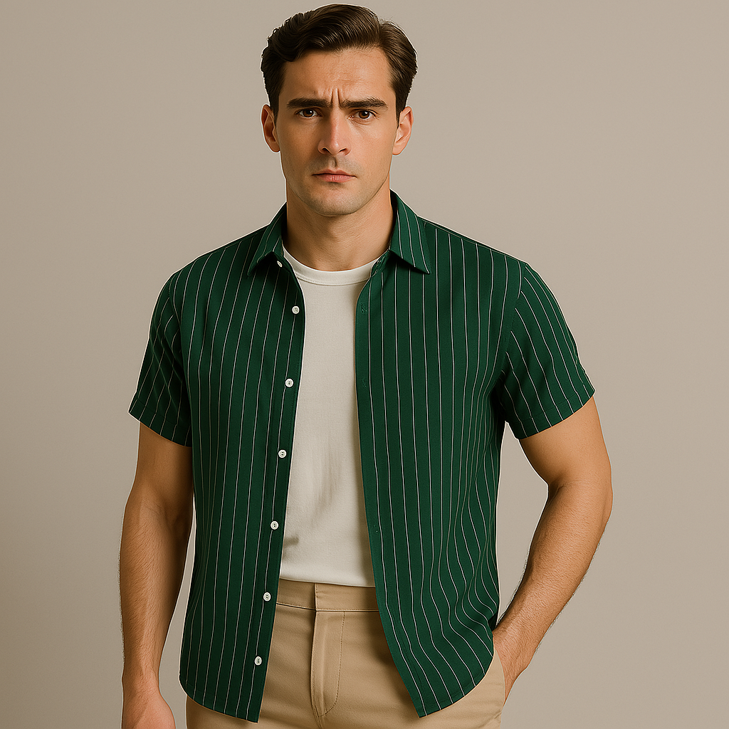 Camisa Casual Masculina Vizencci Lart