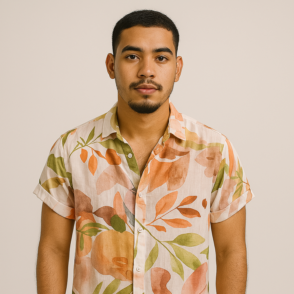 Camisa Casual Masculina Vizencci Florezi