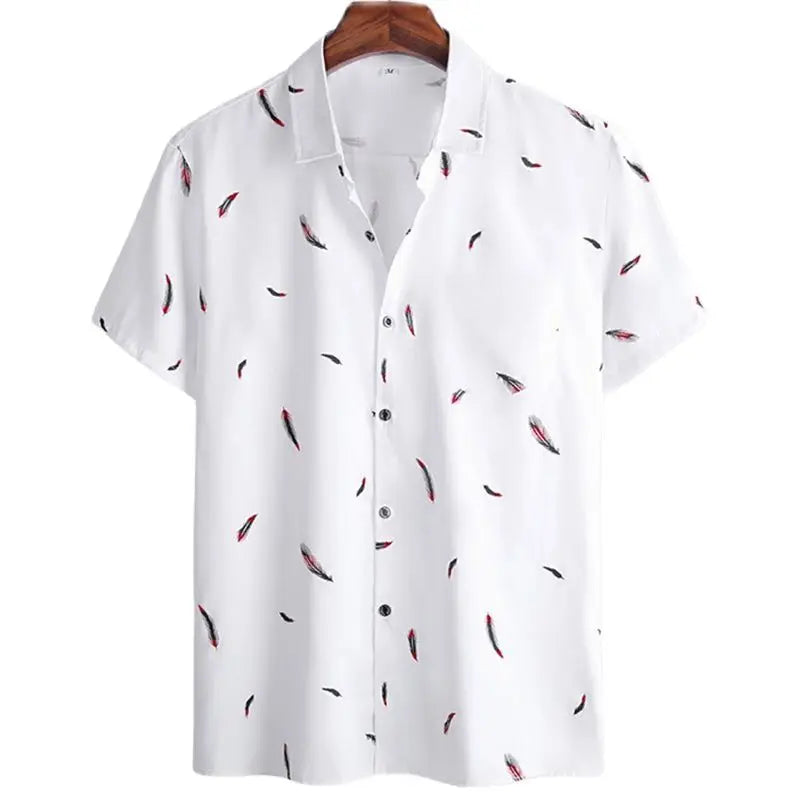 Camisa Casual Masculina Vizencci Feather