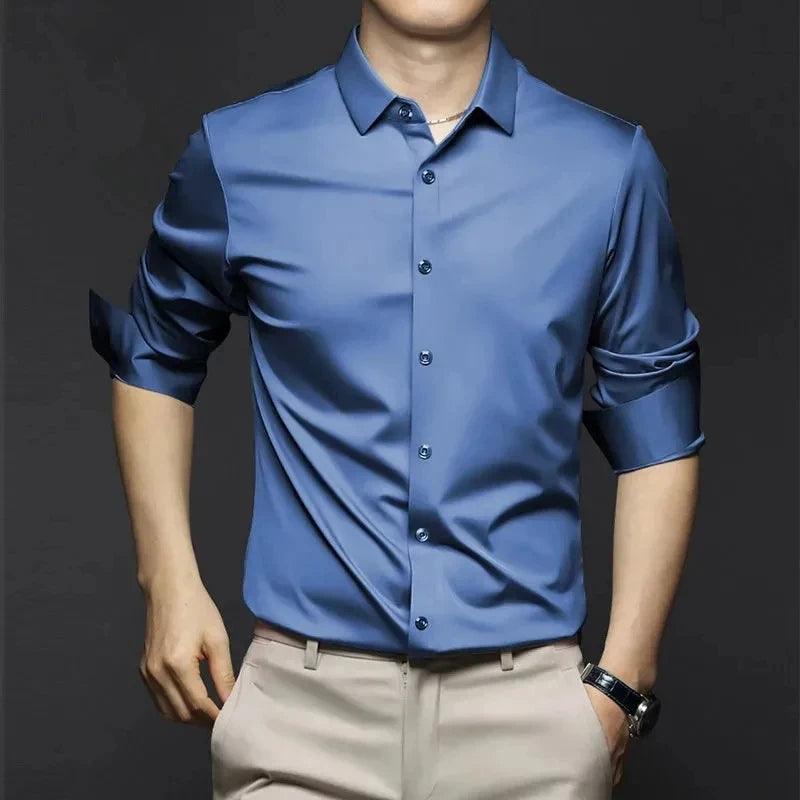 Camisa Social Masculina Vizencci Lozang