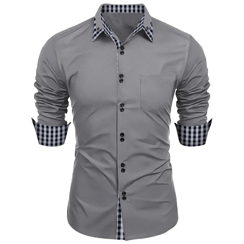 Camisa Social Masculina Vizencci Eleganzia