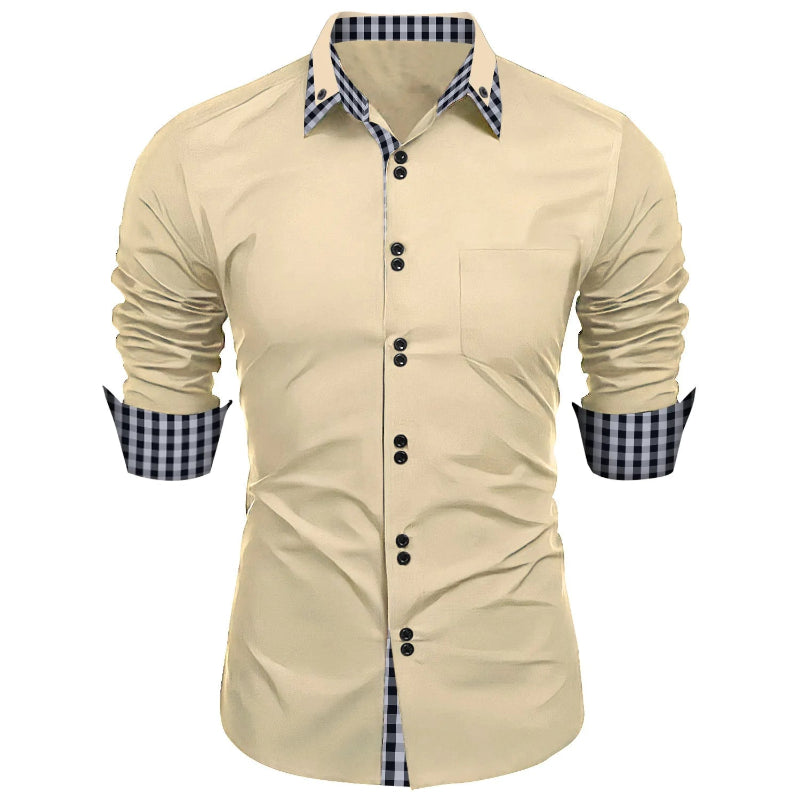 Camisa Social Masculina Vizencci Eleganzia
