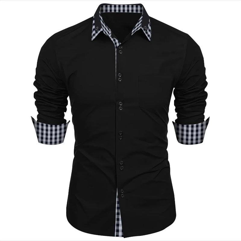 Camisa Social Masculina Vizencci Eleganzia
