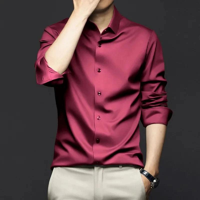 Camisa Social Masculina Vizencci Lozang