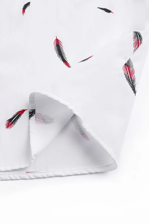 Camisa Casual Masculina Vizencci Feather