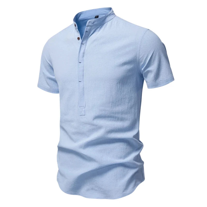 Camisa Polo Masculina Linho Saint Vizencci