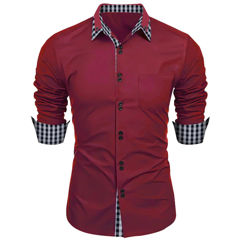 Camisa Social Masculina Vizencci Eleganzia