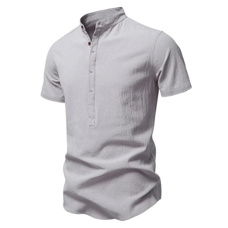 Camisa Polo Masculina Linho Saint Vizencci