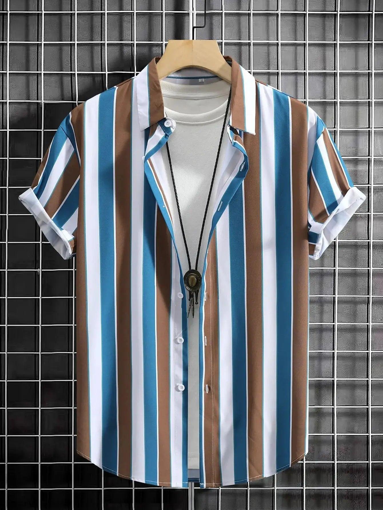 Camisa Casual Masculina Vizencci Trop