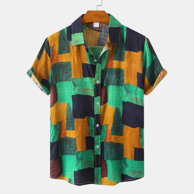 Camisa Casual Masculina Vizencci Rivierian