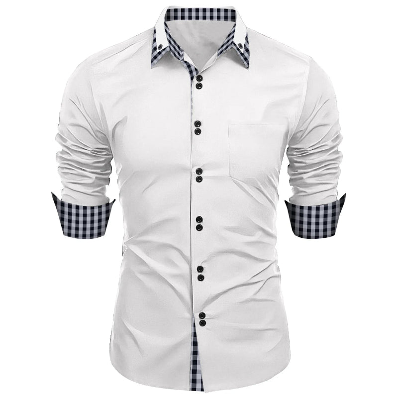 Camisa Social Masculina Vizencci Eleganzia