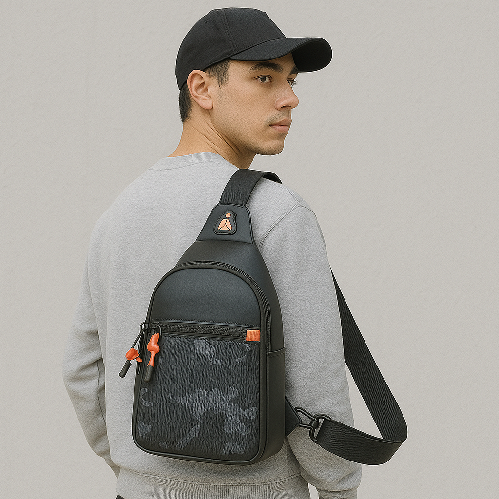 Bolsa de Ombro Masculina Vizencci Vizze